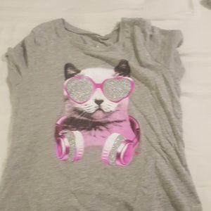 Justice DJ cat shirt